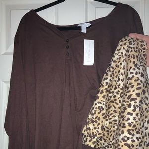 NWT charter club woman’s plus size animal print pjs
